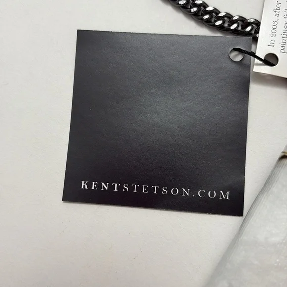 NWT & dust-bag KENT STETSON Oyster clutch/purse - Picture 5 of 13